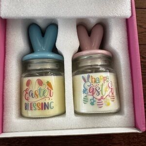 Easter Blessing and Happy Easter Candle Set